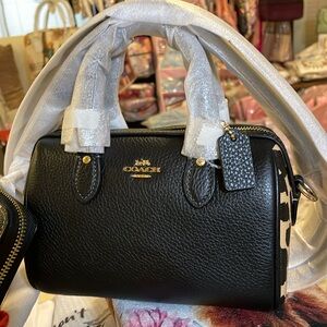 Coach Brand New $400 Bag With Leopard Print